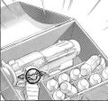 The Magic Bullet Gun in a case with some bullets.