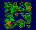 Dragon Quest III: The Seeds of Salvation Dark World Sprite Map in III. (NES).
