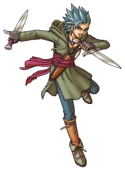 File:DQXI Erik combat pose.png