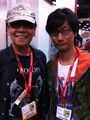 Yuji Horii and Metal Gear creator, Hideo Kojima