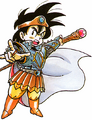 The Hero once again wearing the magic armour.