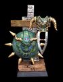 The dragon shield as it appears in the Dragon Quest Legend Items Gallery