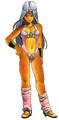 Maya wearing the Pink leotard.