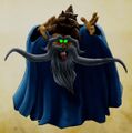 A malicious wizened wizard