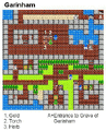 NES map for Dragon Warrior.