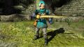 Posing with the Gem slime sword.