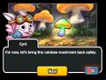 Rainbow Mushroom.