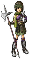 A female Gladiator wearing the battler's band