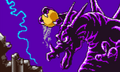 The Dragonlord stealing the Sphere of Light. (From the opening of Dragon Quest - GBC.)