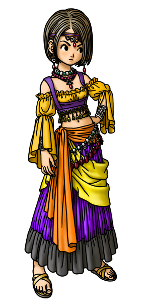 File:DQIX Minstrel Female.png