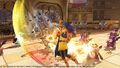 Alena fighting Imps in Heroes