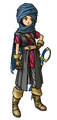A female Thief wearing the fingerless gauntlets