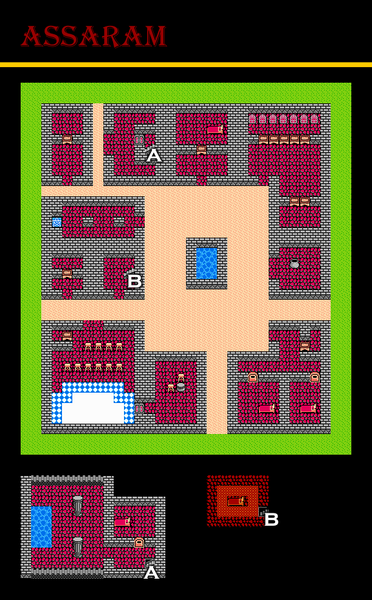 File:DQ III NES Assaram.png