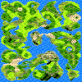 Overworld Sprite Map in DQ. (NES).