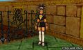Red wearing the Kunoichi costume and Kunoichi headband. (3DS version)
