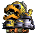 The Splatypanzer tank from Rocket Slime