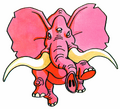 Pink elephant