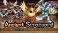 The fire ball and other mechanical monsters that can be encountered in the Ancient Scrapyard in Tact
