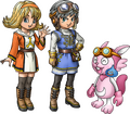 Default avatars and the mascot.